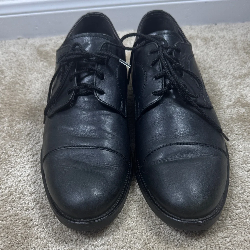 Vero Cuoio  Draghi Black Leather‎ Oxfords